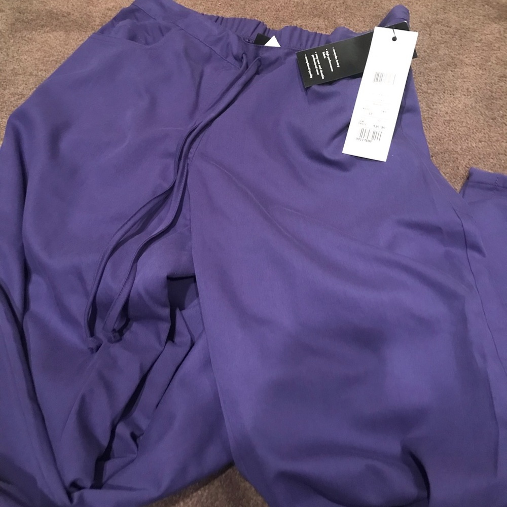Greys Anatomy Scrub Pants Purple Rain